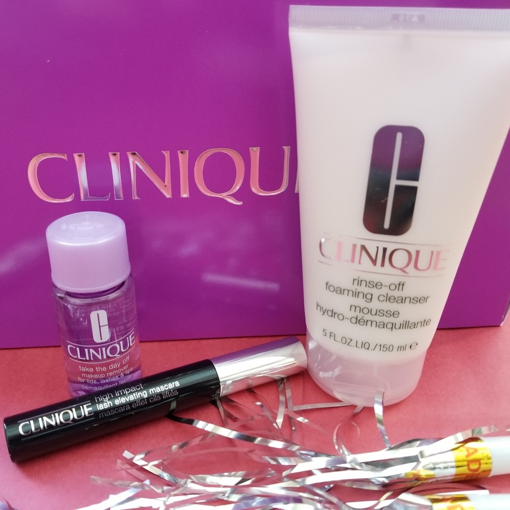 New! Clinique! Full-size Mascara & Rinse-Off! AND!